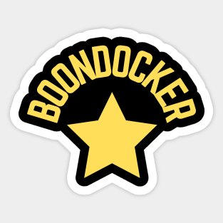 BOONDOCKER Sticker